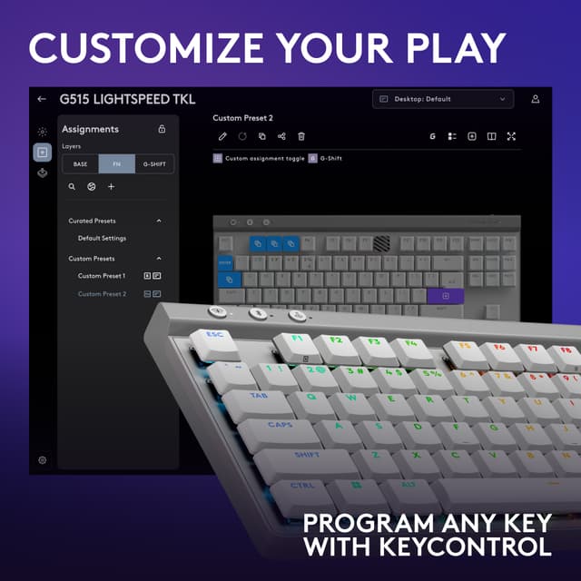 Logitech G G515 gaming-tastatur (