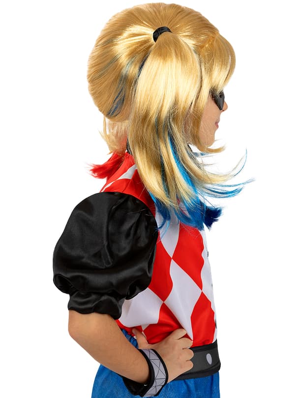 FUNIDELIA Harley Quinn Parykk til jenter - Størrelse: 0 - Gul