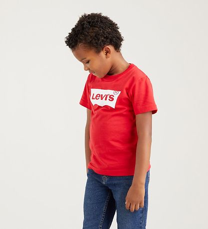 Levis T-shirt - Batwing - Super Red