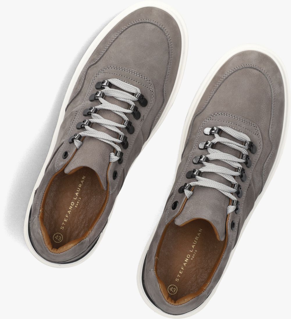 grijze stefano lauran lage sneakers star 003