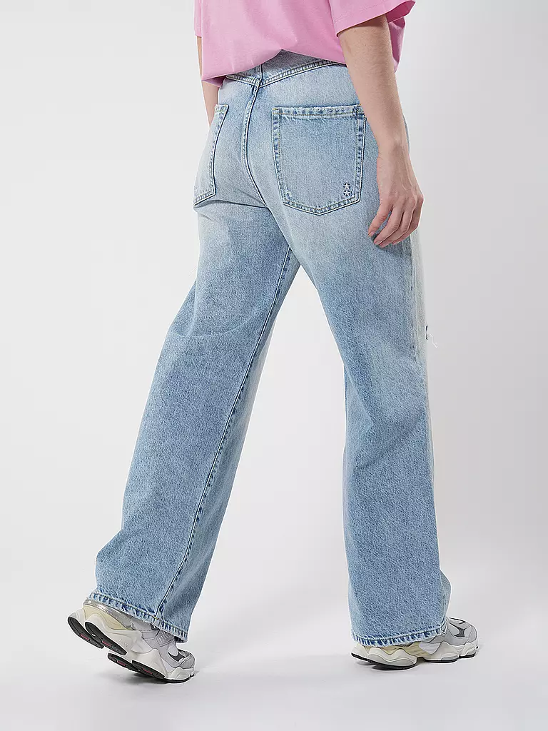 ICON DENIM Jeans Flared Fit POPPY hellblau
