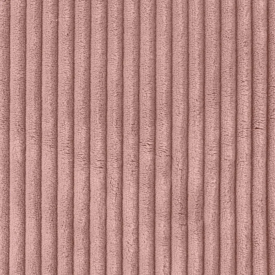 icon - Dalton Kinderzitzak Stoel met Poef - Ribfluweel - Oud roze