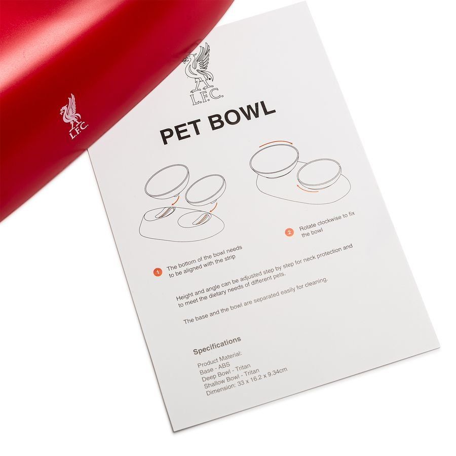 Liverpool Bol pour Animal - Rouge