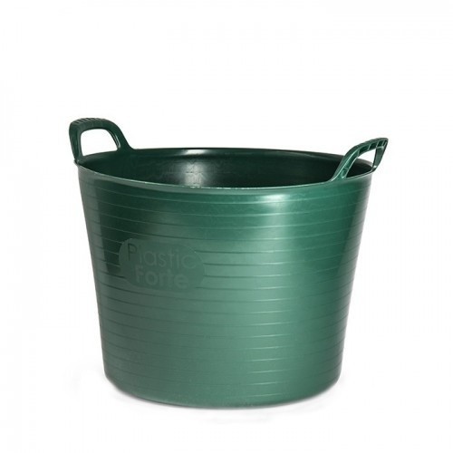 Cubo flexível feito de material reciclado para estábulos, ecológico