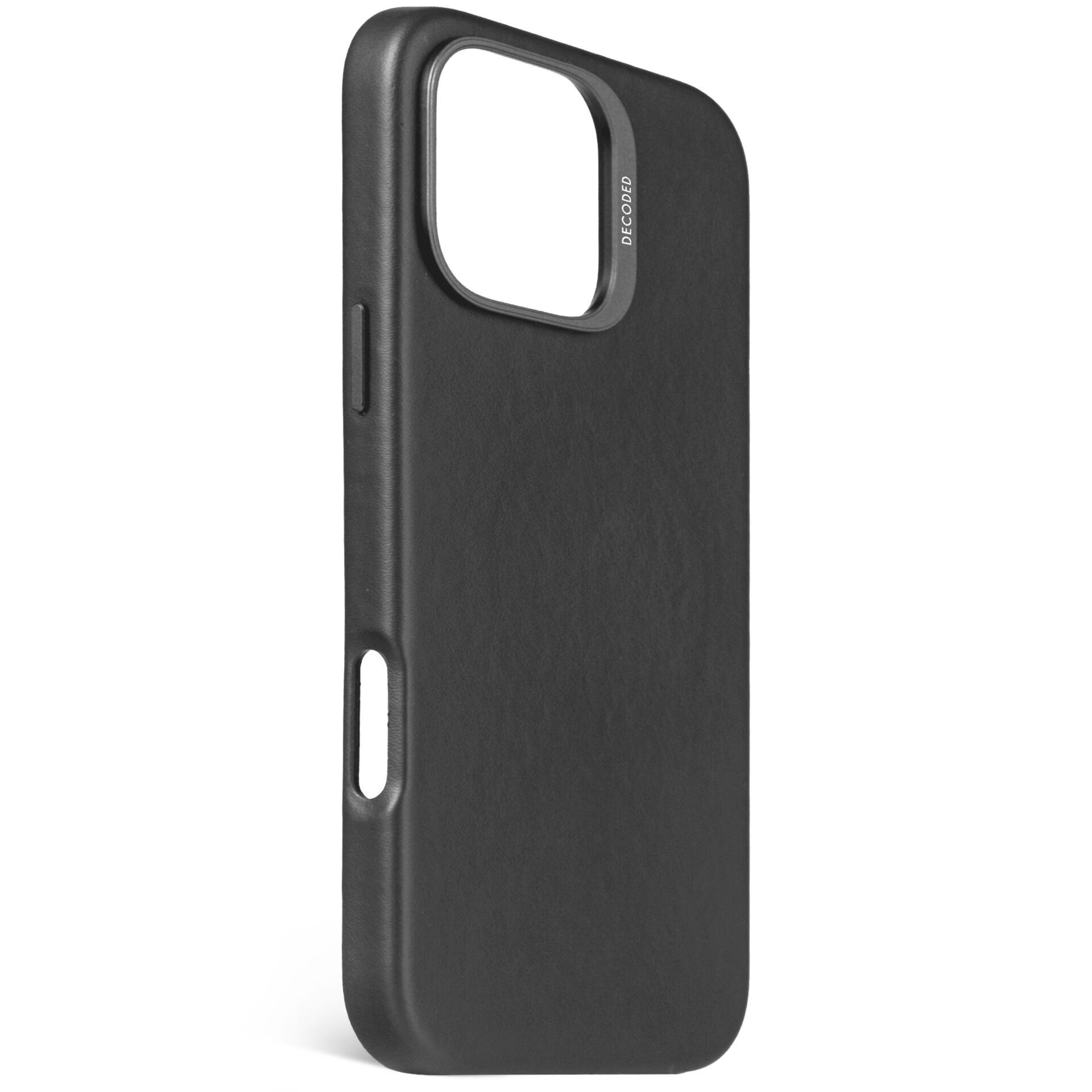 iPhone 16 Pro Max MagSafe Echtleder Hülle (D25IPO16PMBC1BK) - Schwarz