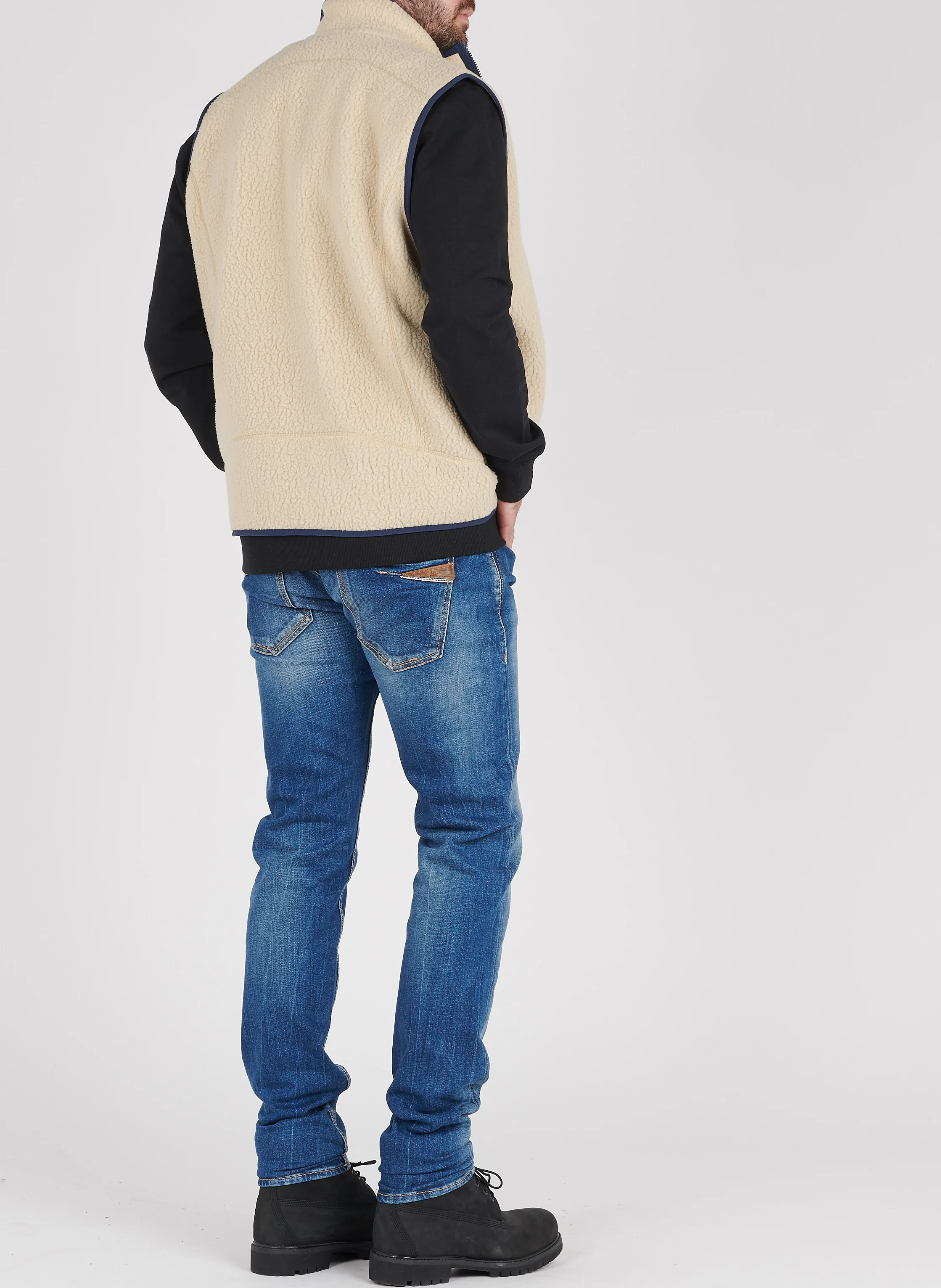 Polaire sans manches | Beige