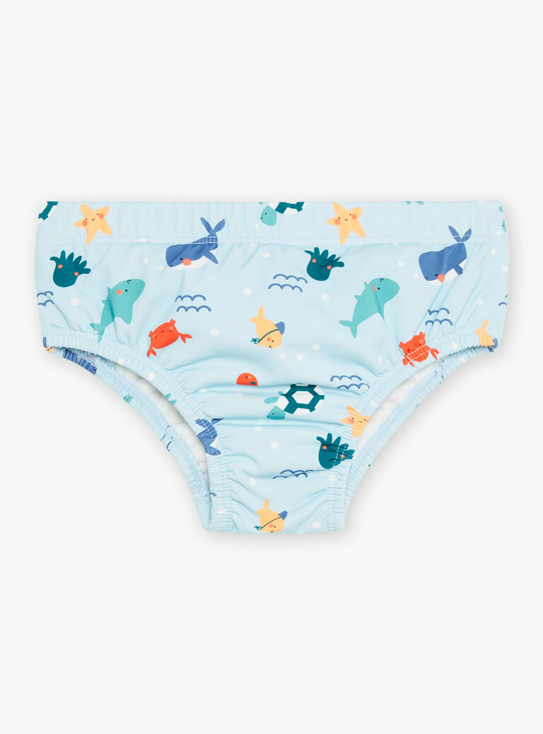 Maillot de bain couche ciel à imprimé marin