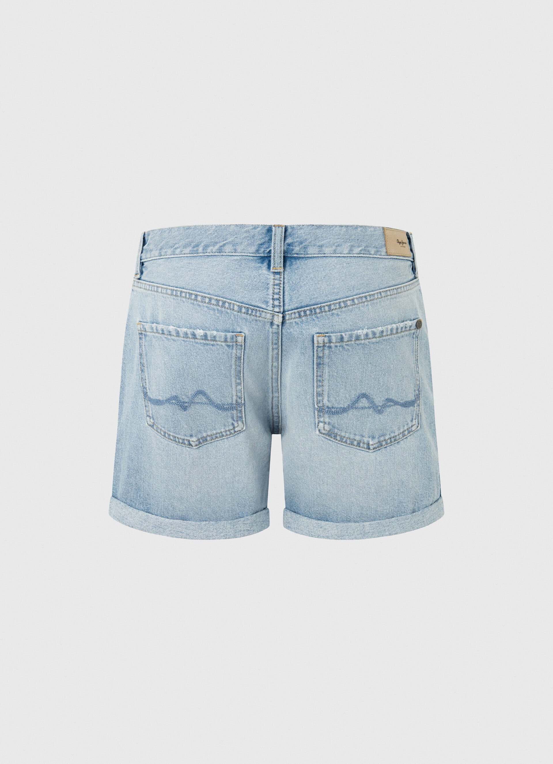 CALÇA JEANS CURTA CORTE REGULAR - jeans