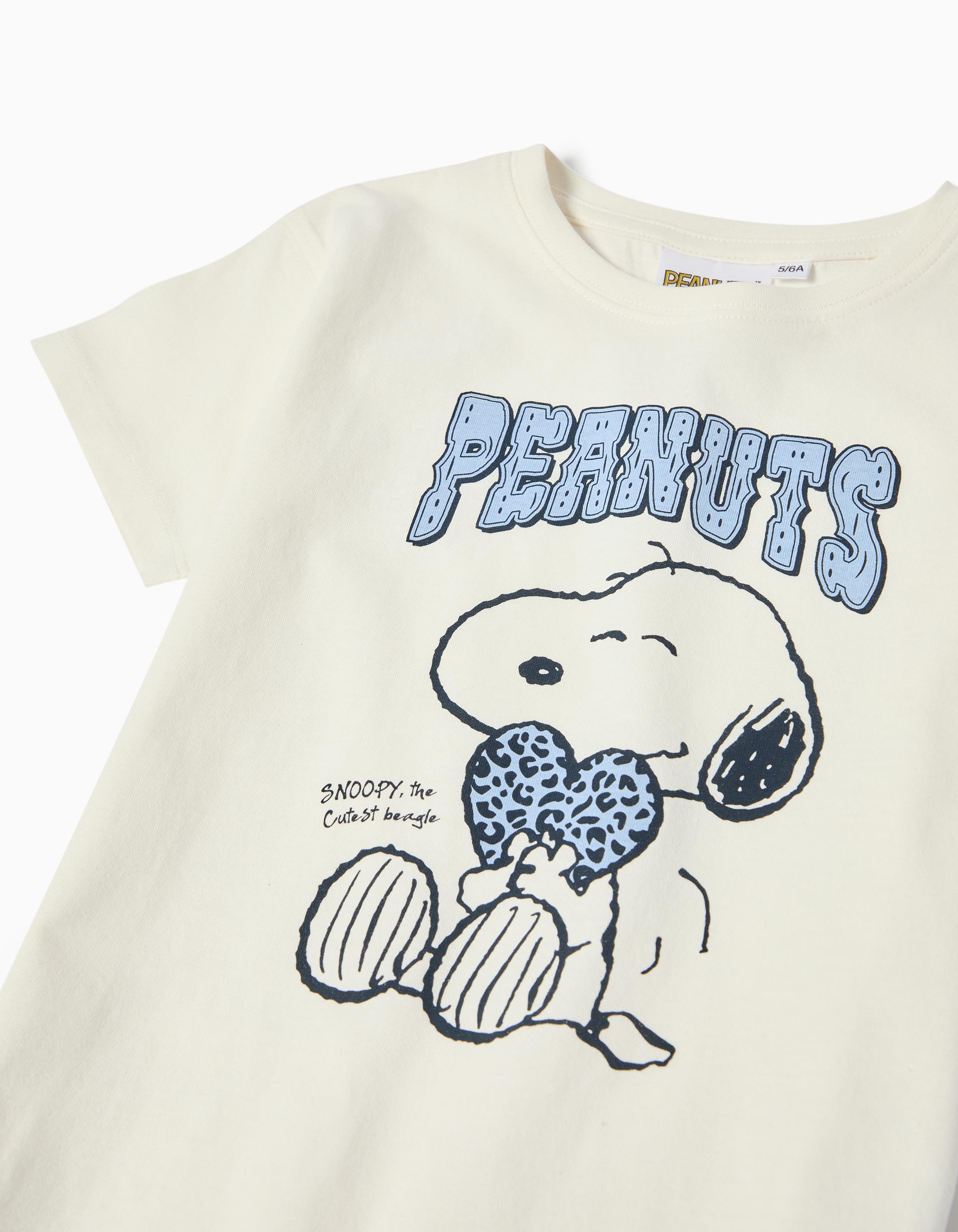 T-shirt 'Snoopy', Menina, Branco