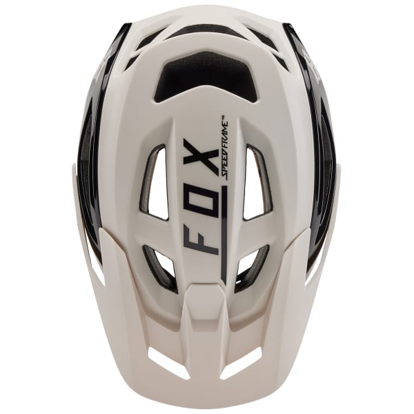 Casque VTT FOX SPEEDFRAME PRO BLOCKED VINTAGE WHITE