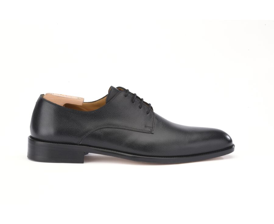 Derbies homme Noir Grainé semelle cuir - PHILIP II