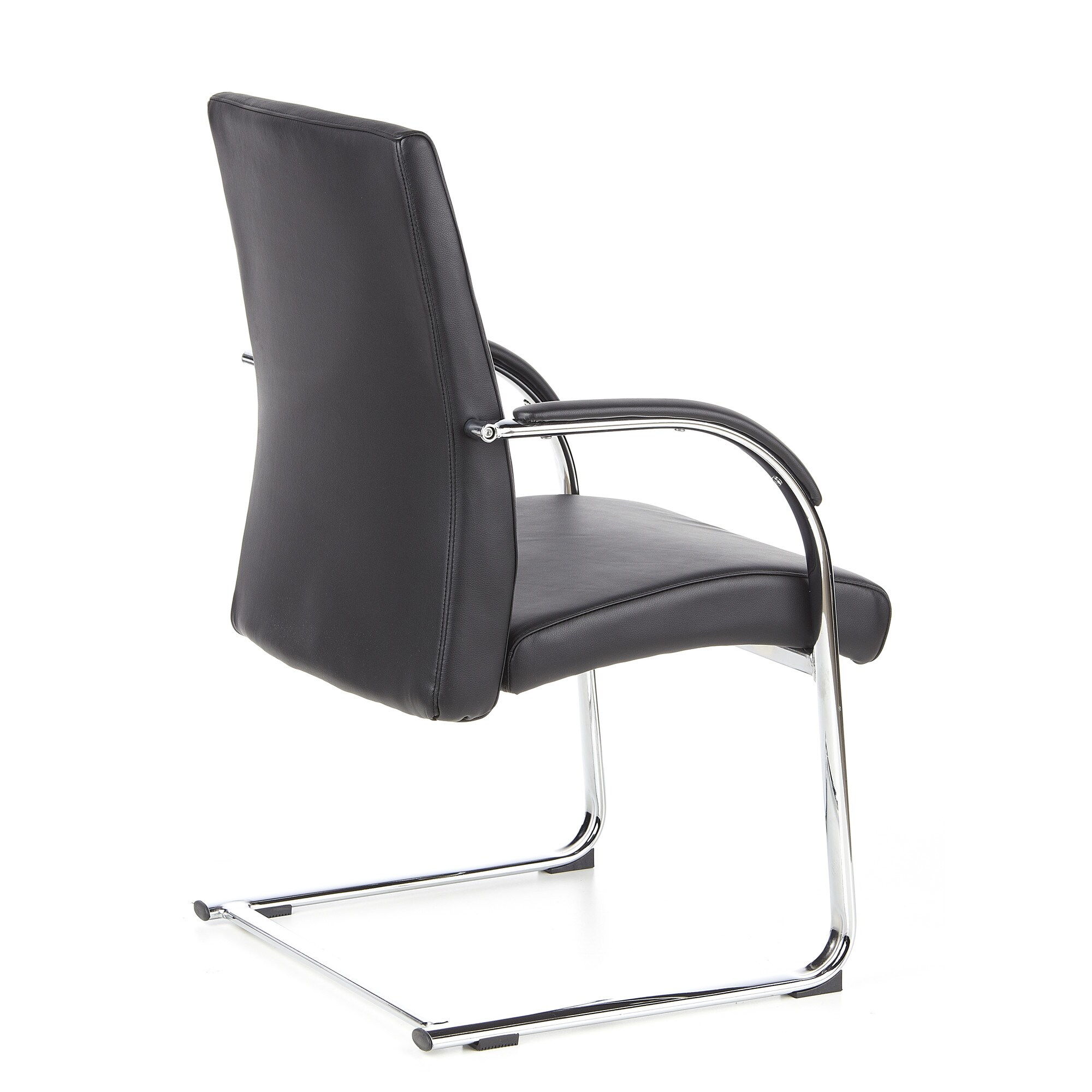 Freischwinger BAROLO V Leder mit Armlehnen hjh OFFICE