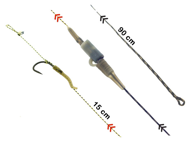 Bas de ligne PB Products R2G Clip SR Leader   2 Line Aligner Rigs