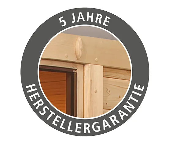 Karibu Sauna »Scarlett 3« im Set mit 9-kW-Bio-Ofen und Bio-Steuerung
