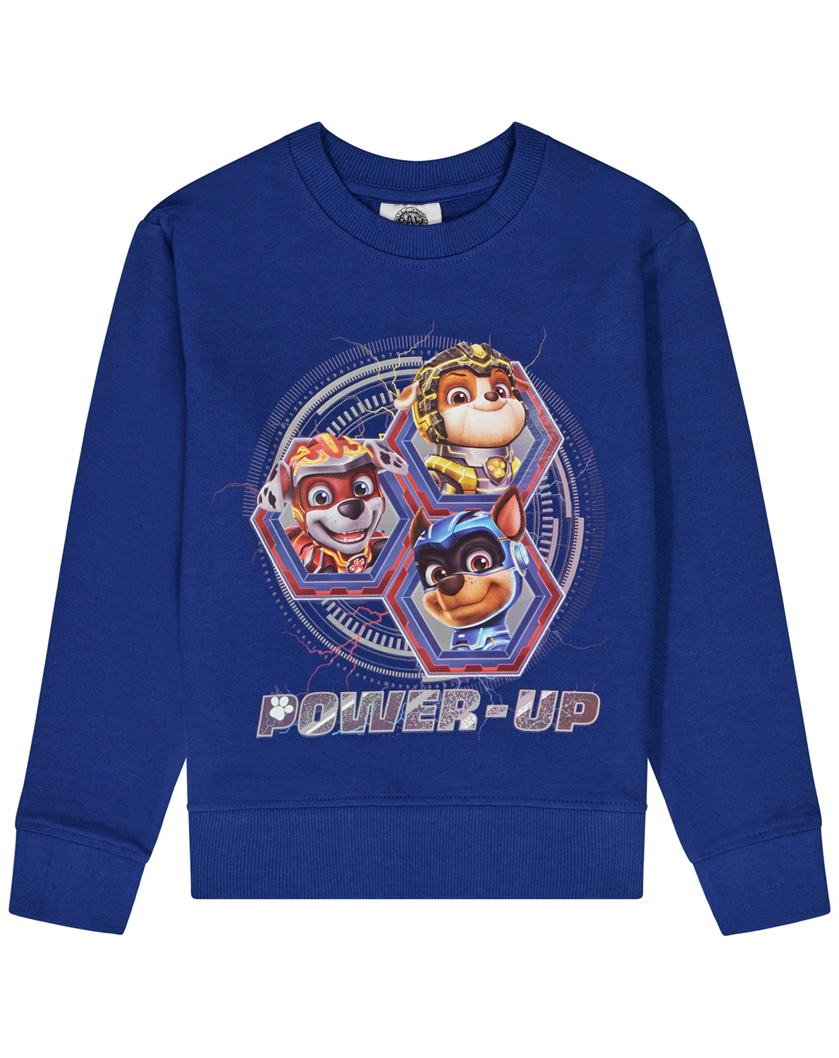Sweatshirt PAW PATROL - POWER UP in bellwether blue