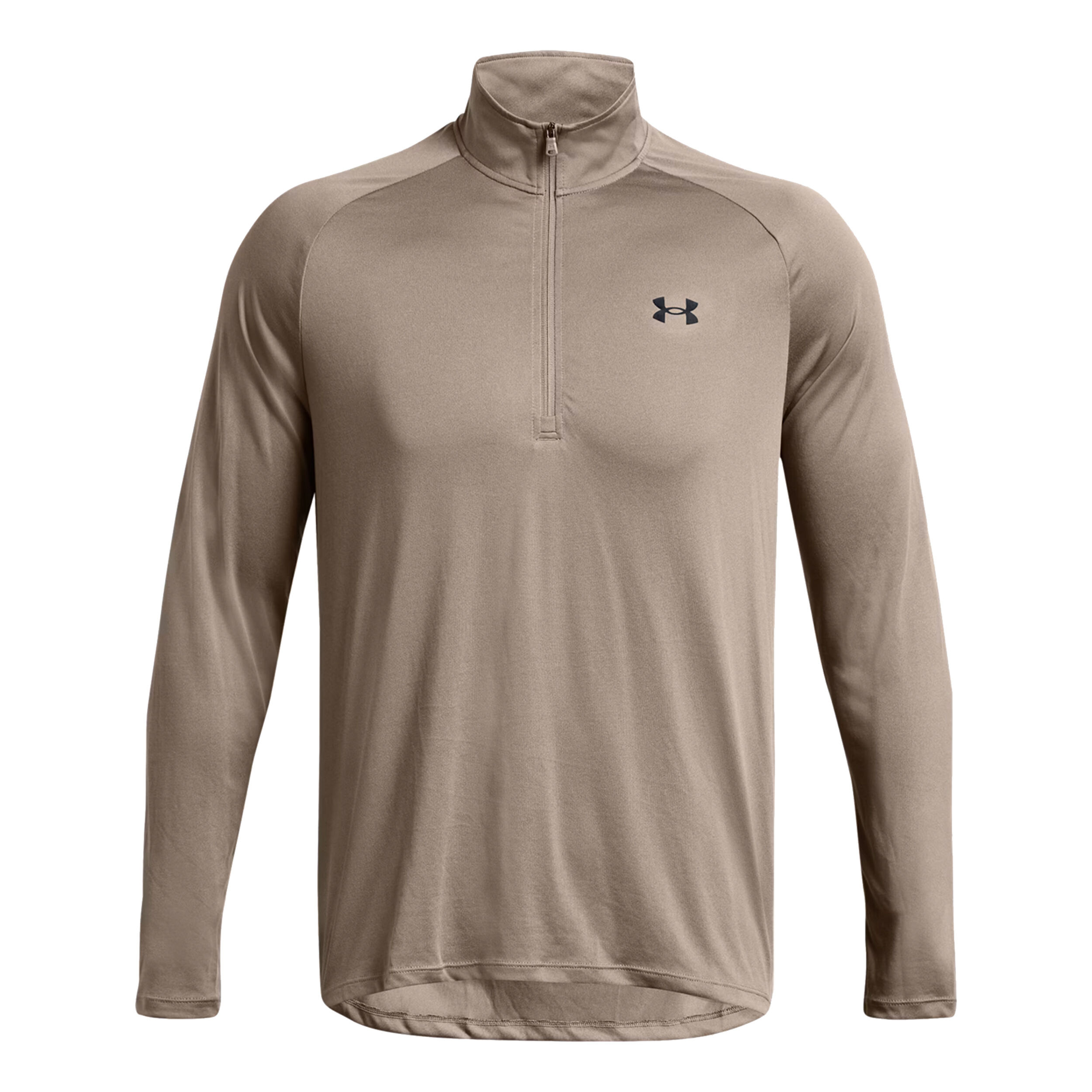 Under Armour Tech 2.0 Half-Zip Haut Manches Longues Hommes - Marron