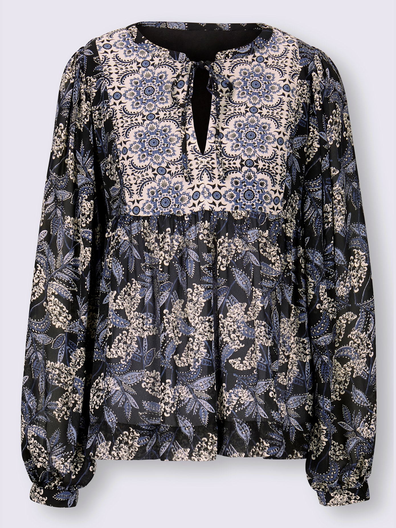 Chemisier motif floral