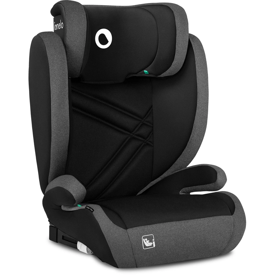 lionelo Kindersitz Hugo i-Size Black Grey