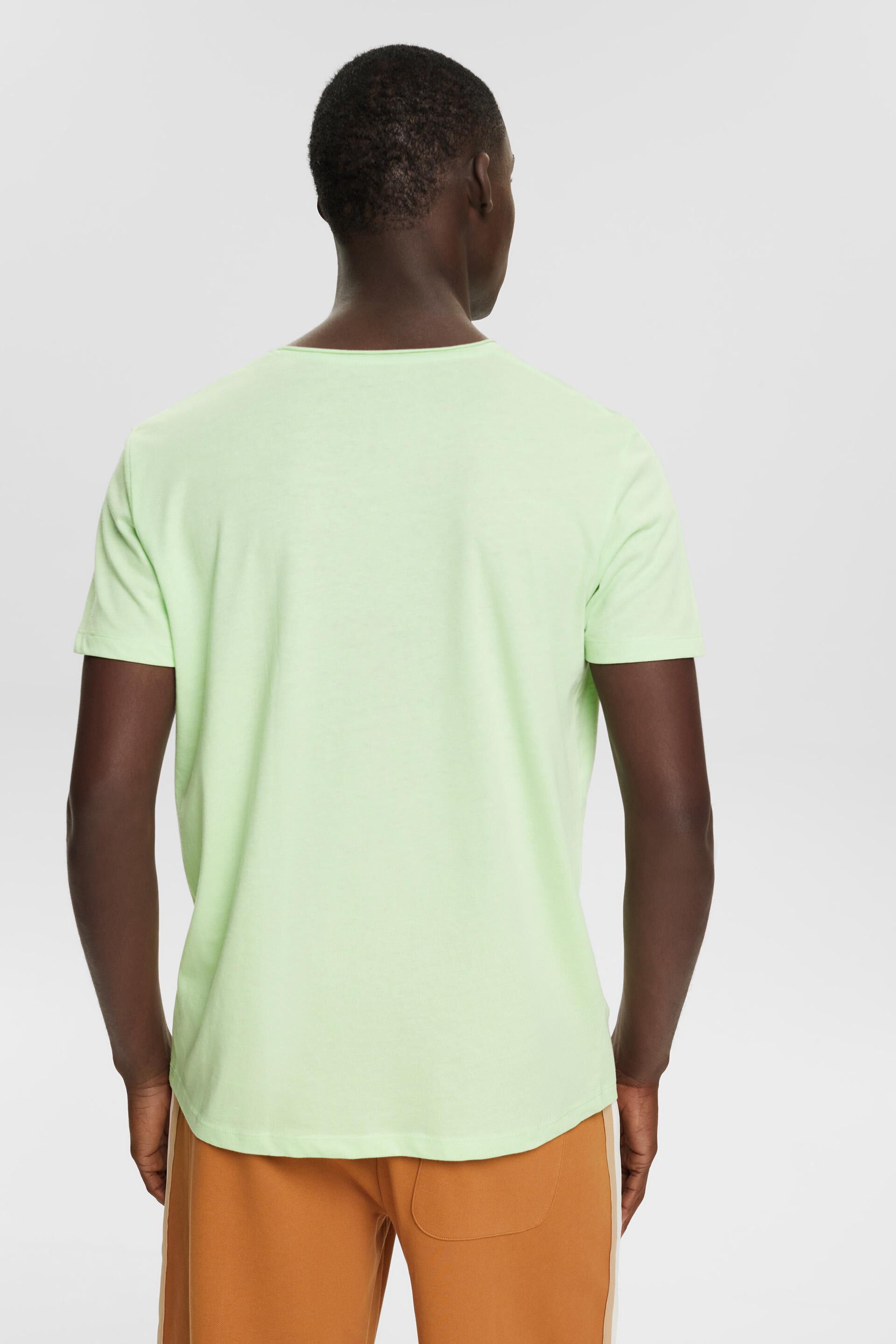 En matière recyclée le t-shirt en jersey chiné