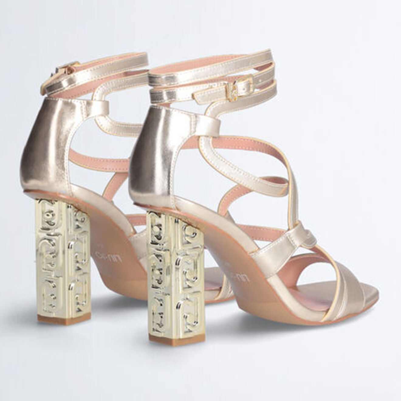 Liu-Jo Sandales Emma dorées - Talon 10 cm