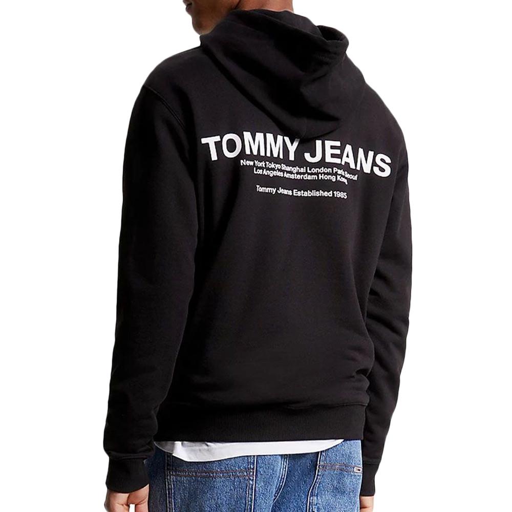 Tommy Hilfiger Sweat à Capuche Noir Homme Tommy Hilfiger Entry Grap