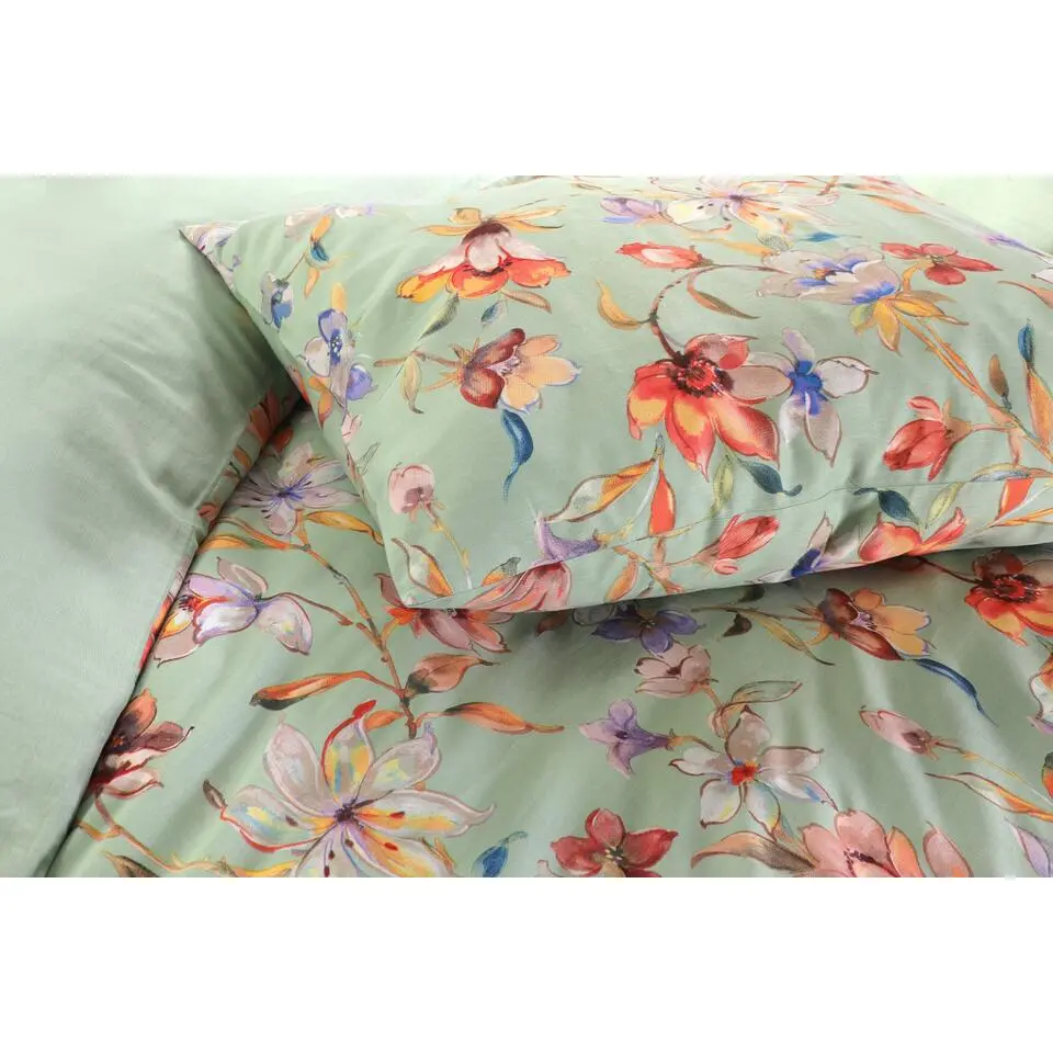 Papillon dekbedovertrek Nora- 200x200/220- groen