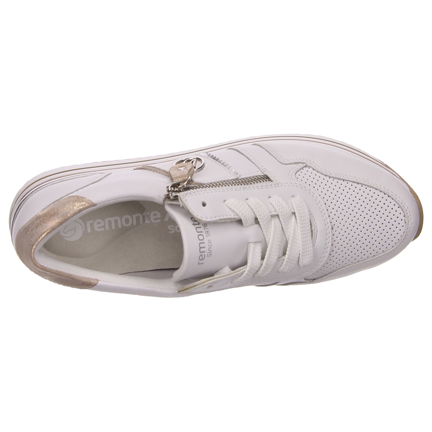 Remonte Sneaker weiß weiss/weiss kombi