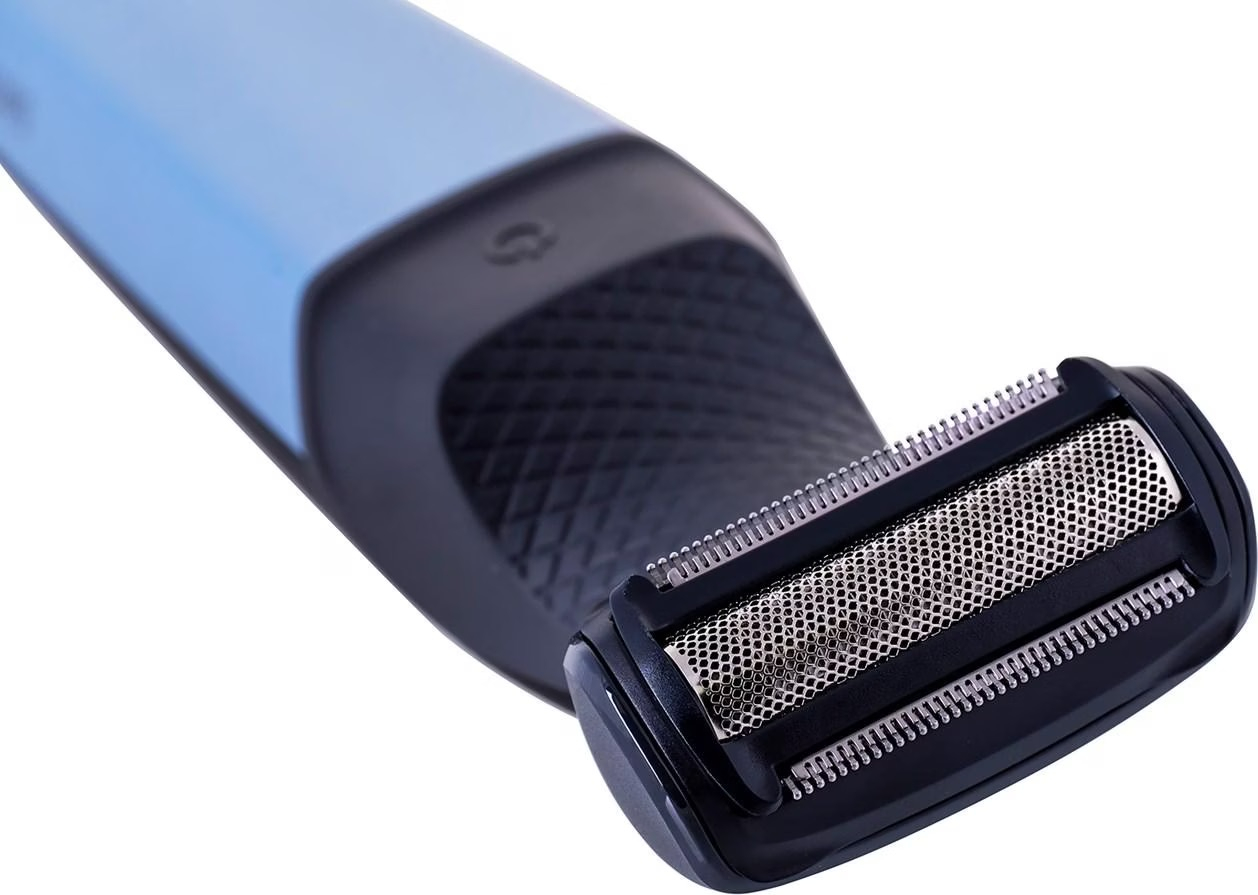 Series 3000 Bodygroom Elektrischer Haarschneider Haar Trimmer Akku Rasierer mit 3 Aufsätzen (BG3015/15) - Blau / Schwarz