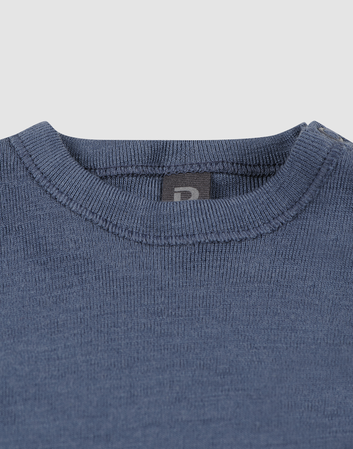 Shirt van merinowol voor baby's in Marineblauw