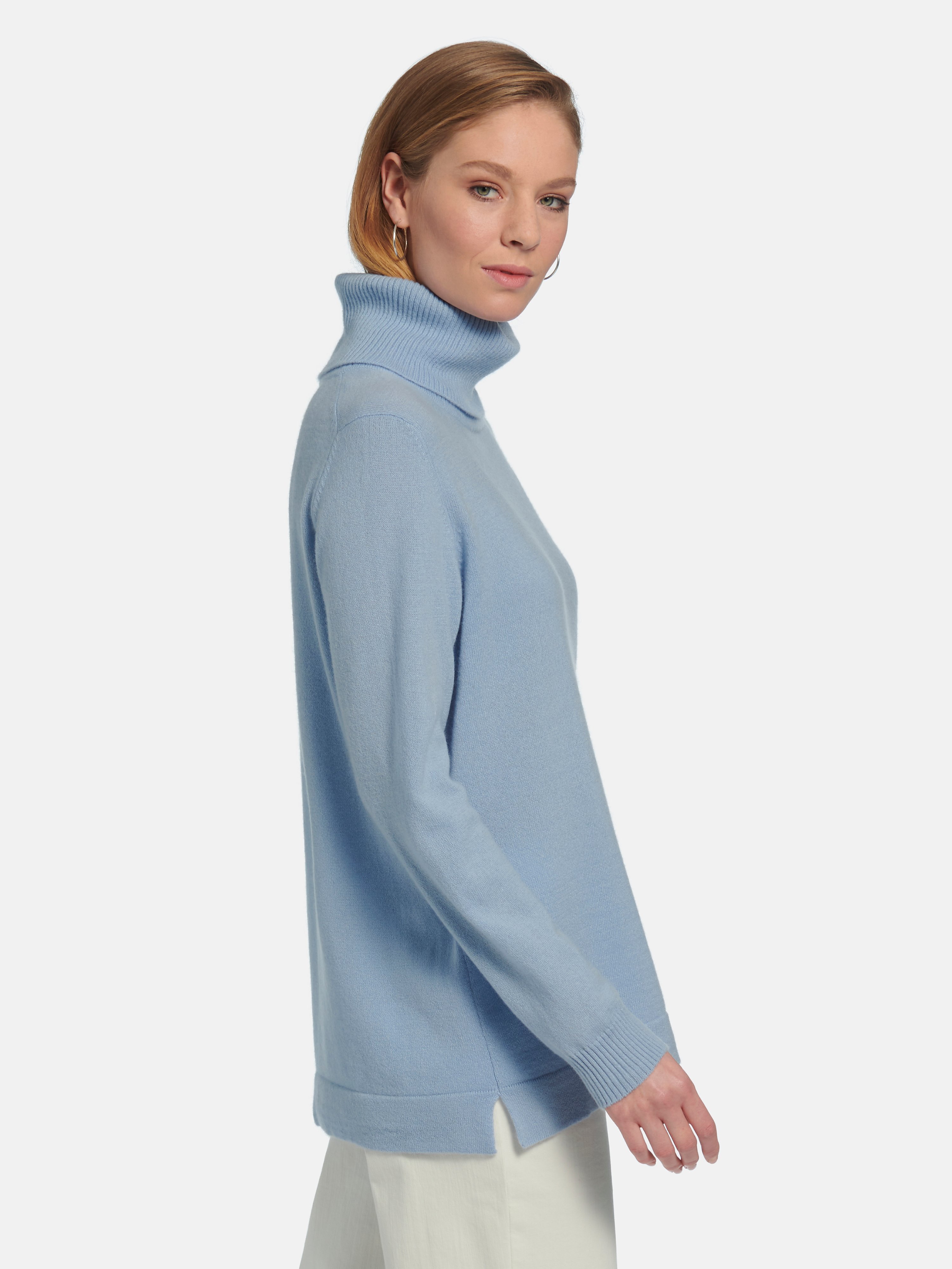 Rollkragen-Pullover aus 100% Premium-Kaschmir