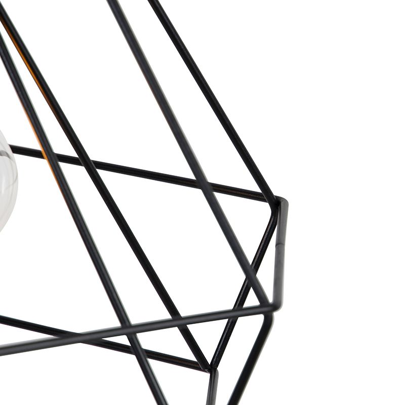 Scandinavische hanglamp zwart - Karkass