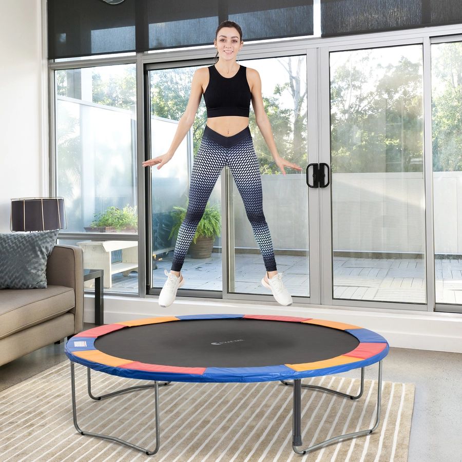 Outsunny Randabdeckung für Trampoline bunt