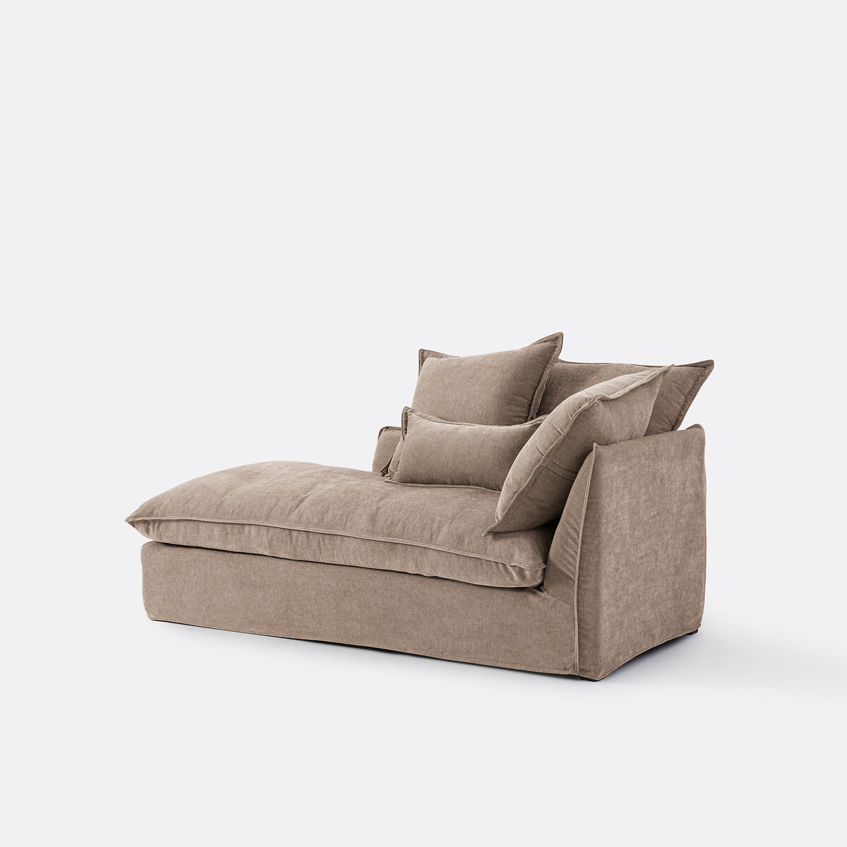 LA REDOUTE INTERIORS<br>Poltrona esquerda em poliéster mesclado, Odna