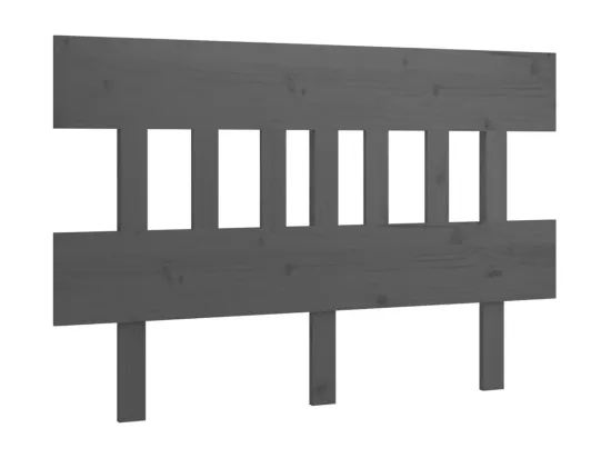 Tête de lit Gris 143,5x3x81 cm Bois massif de pin