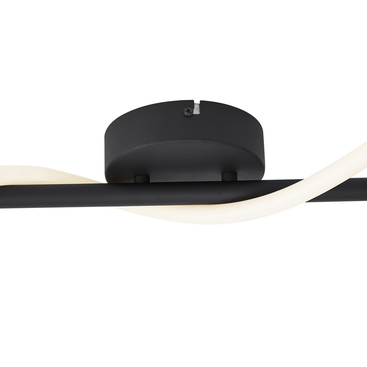 Moderne plafondlamp zwart incl. LED 3-staps dimbaar - Keri