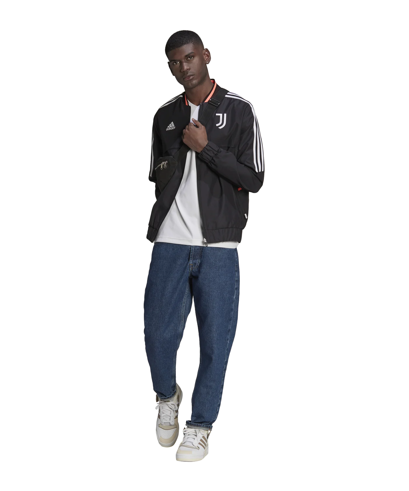 adidas Juventus Turin Track Top Jacke Schwarz