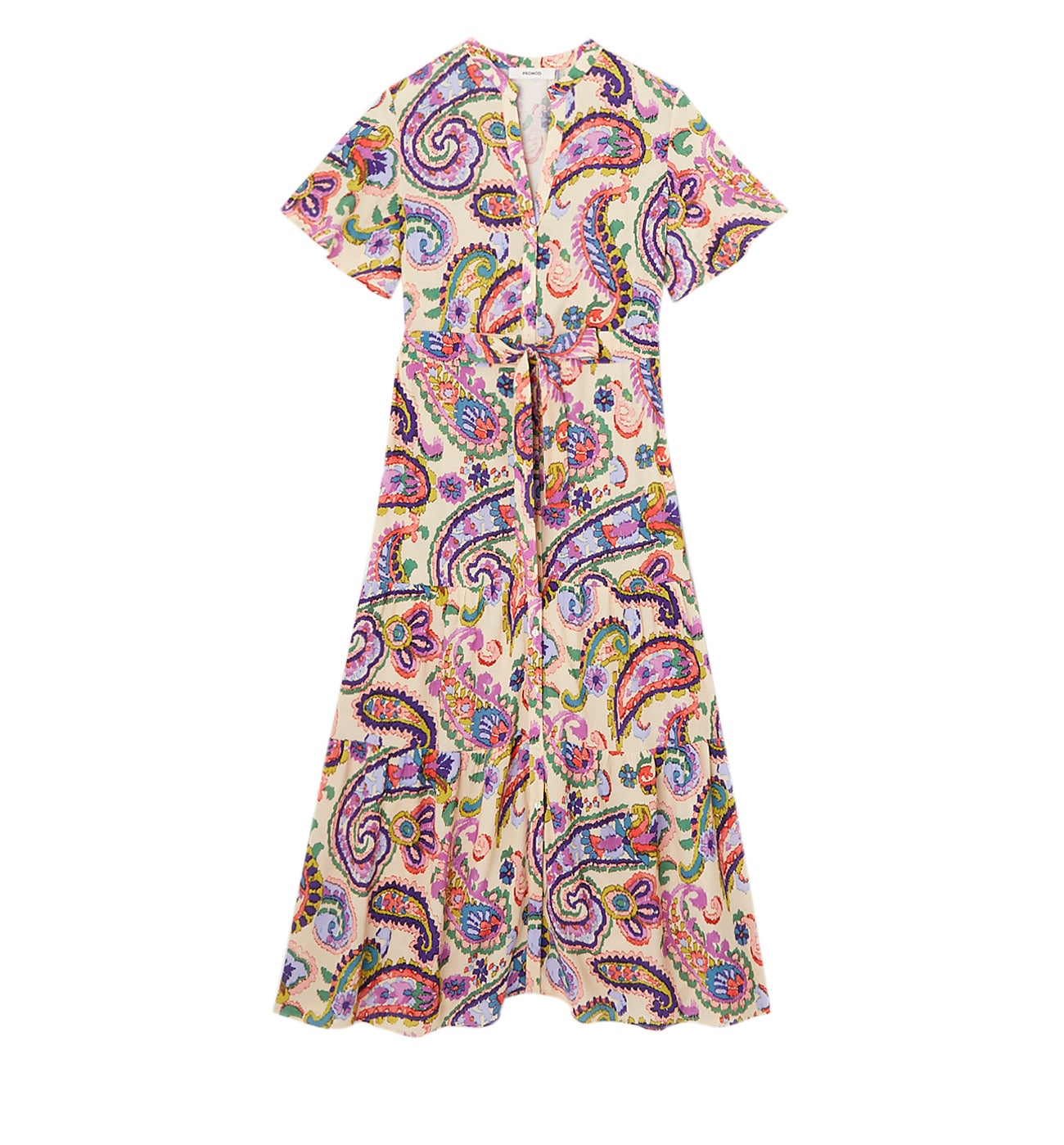 Robe-chemise imprimée Femme - Imprimé écru