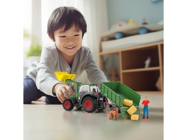 Schleich Tractor with Trailer