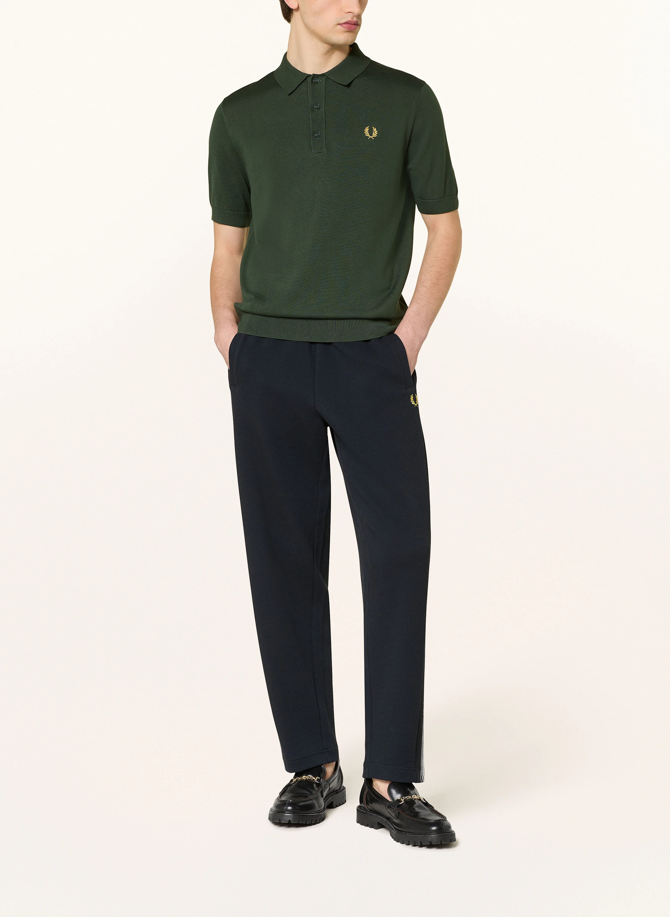 FRED PERRY Strick-Poloshirt