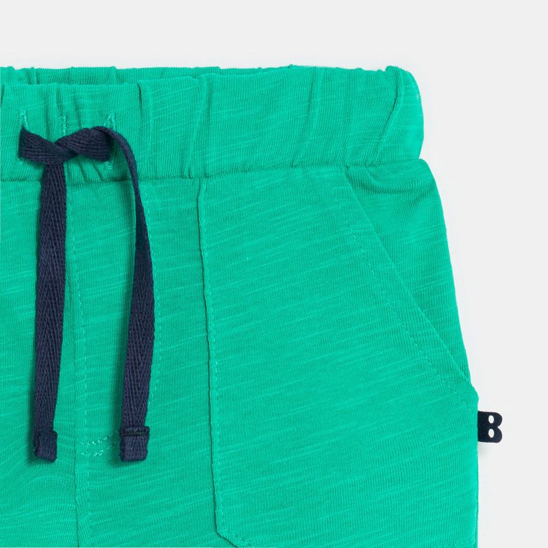 Short en maille légère vert bébé garçon Vert