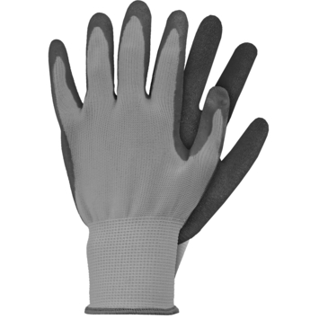 Werkhandschoenen latex grijs maat XL