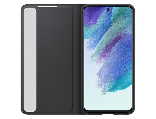 BIGBEN - Coque smartphone EF-ZG990CB Folio Noir Galaxy S21FE Clear View