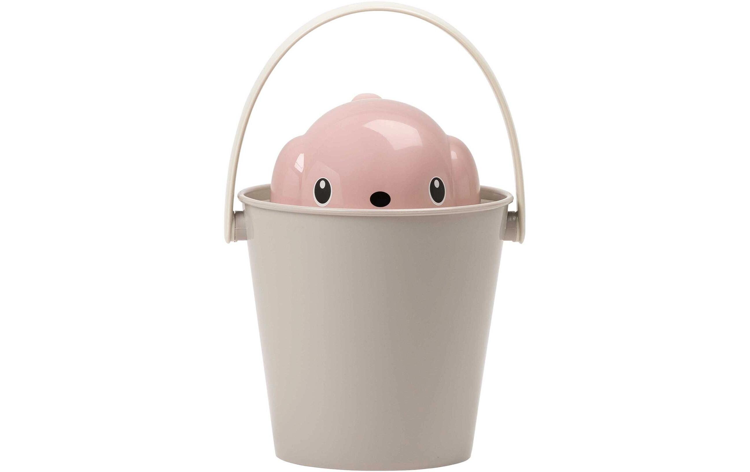 Futterbehälter Crock Pink/BeigeLuftdichter Futterbehälter mit Löffel, ideal zur Aufbewahrung von Trockenfutter und Snacks
