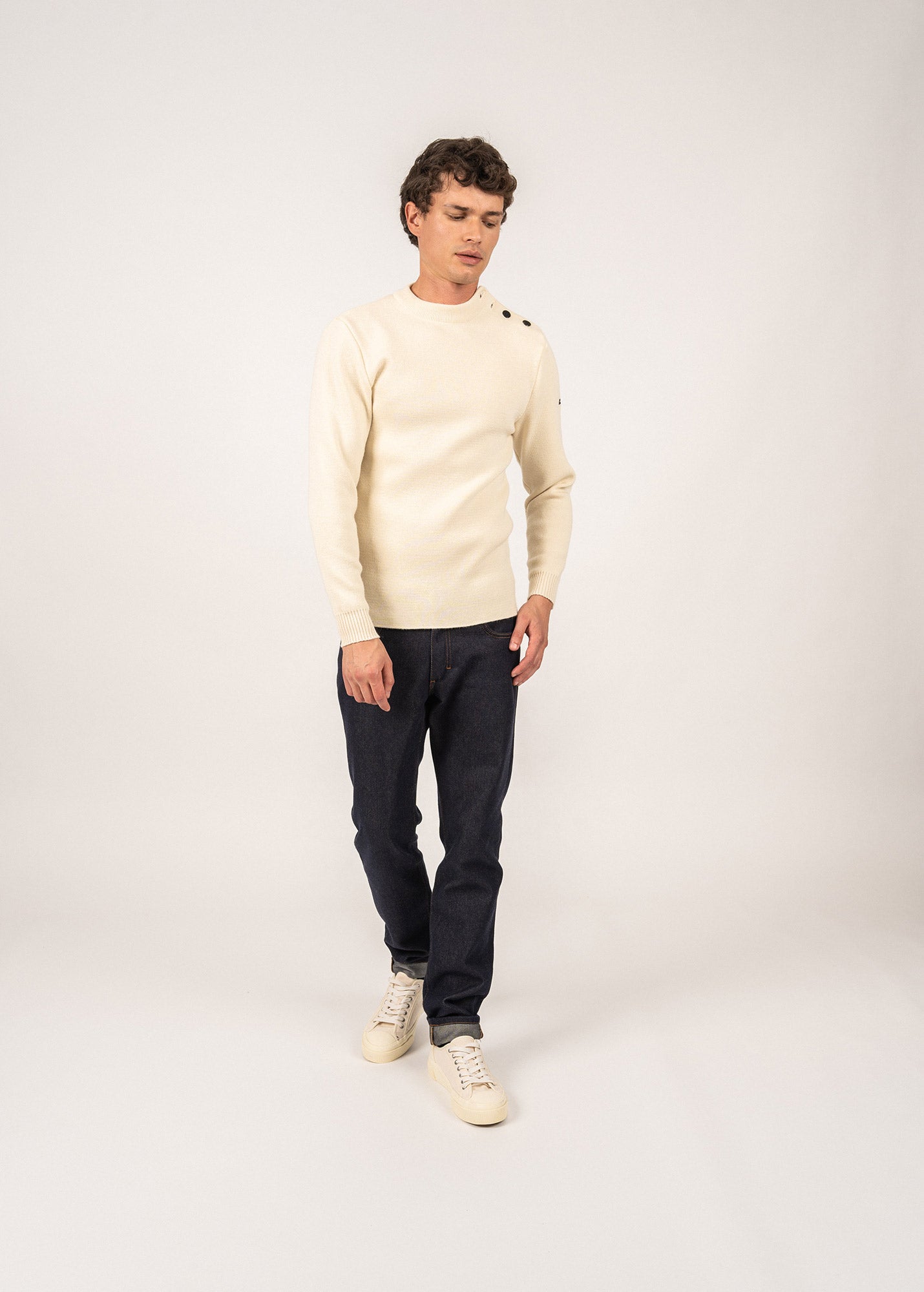 Pull marin uni Matelot