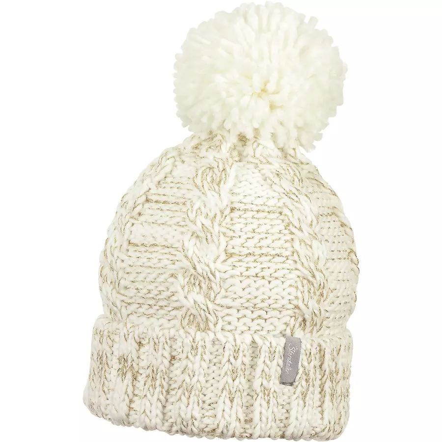 Sterntaler Strickmütze Glitzer ecru
