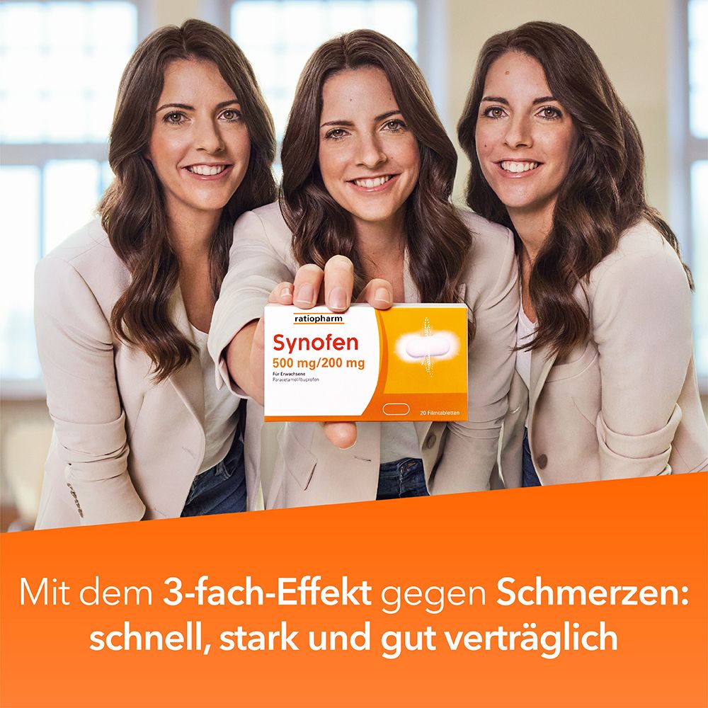 Synofen - mit Ibuprofen und Paracetamol