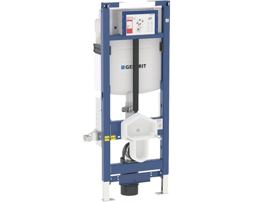 Geberit Duofix element voor wandcloset 112 cm met Sigma inbouwreservoir 12 cm, barrièrevrij, in hoogte verstelbaar toilet voor frontbediening 111.396.00.5