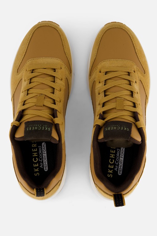 Skechers Uno Stacre Sneakers cognac Leer
