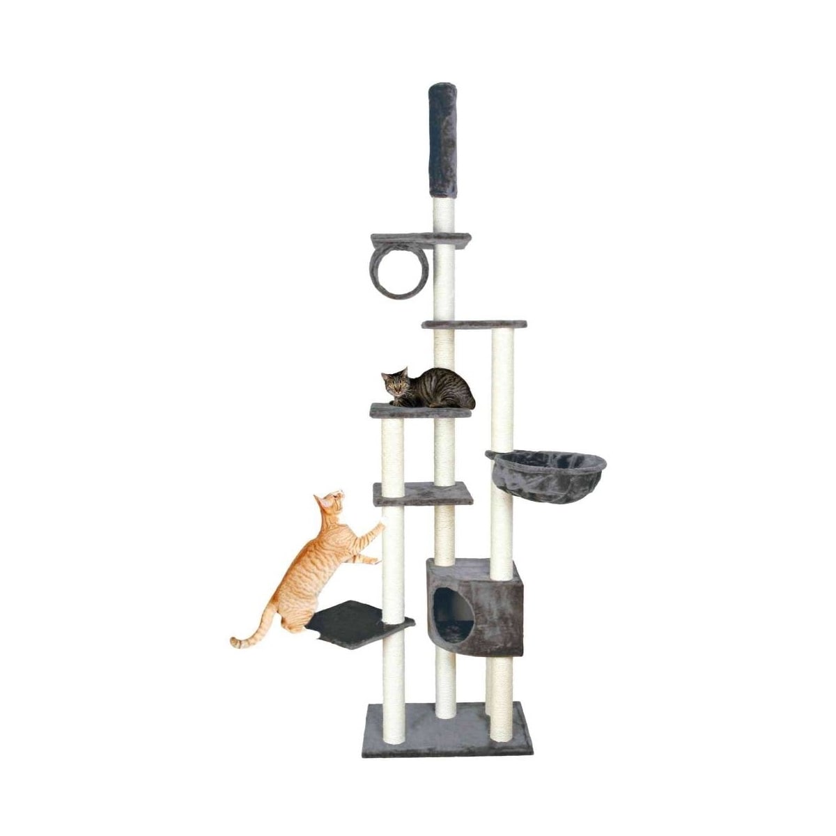 Cat Tower Madrid 245-270cm grå