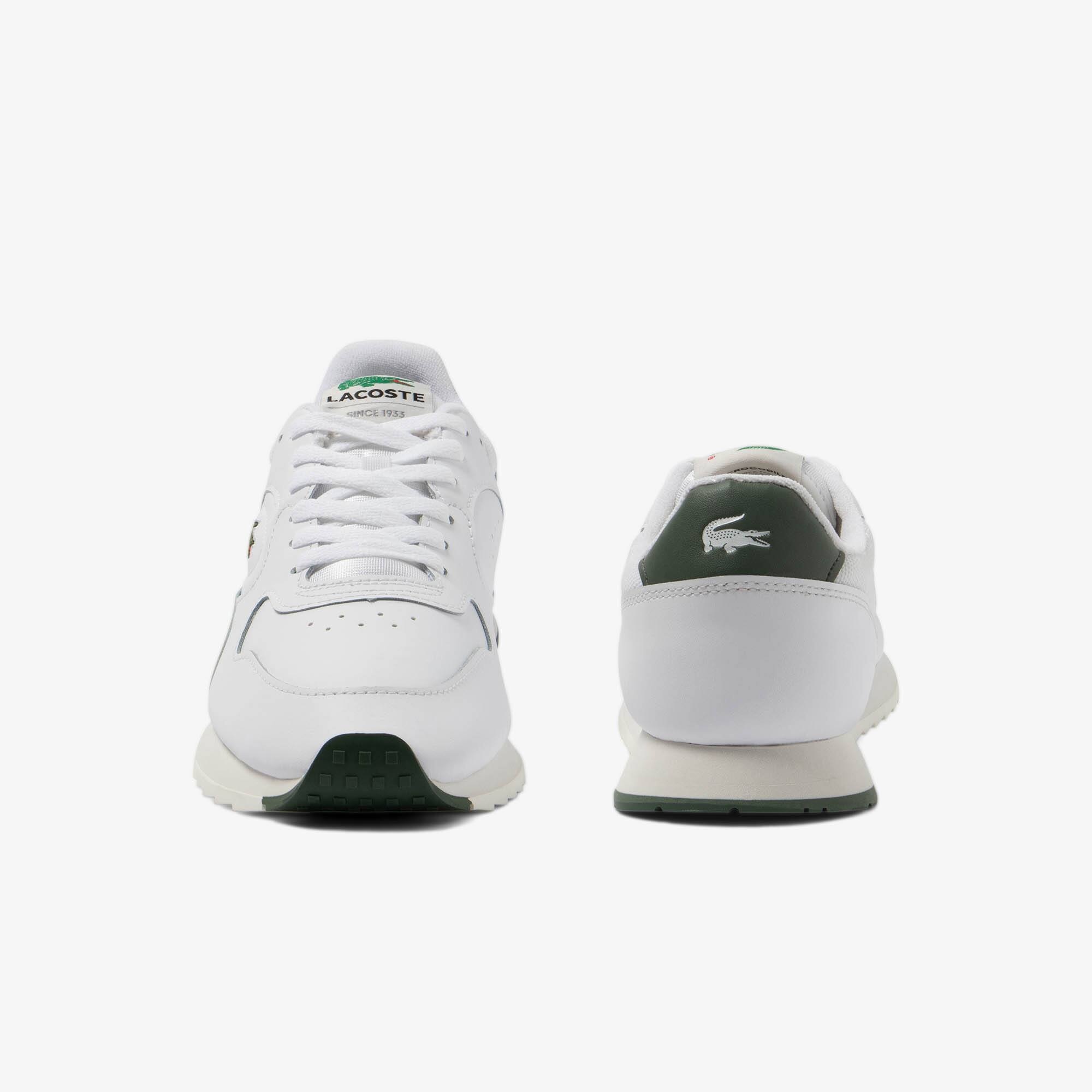 Herren-Sneakers Linetrack aus Leder Sneakers - Weiss - Lacoste - Herren